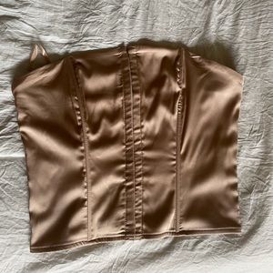 Super down corset top